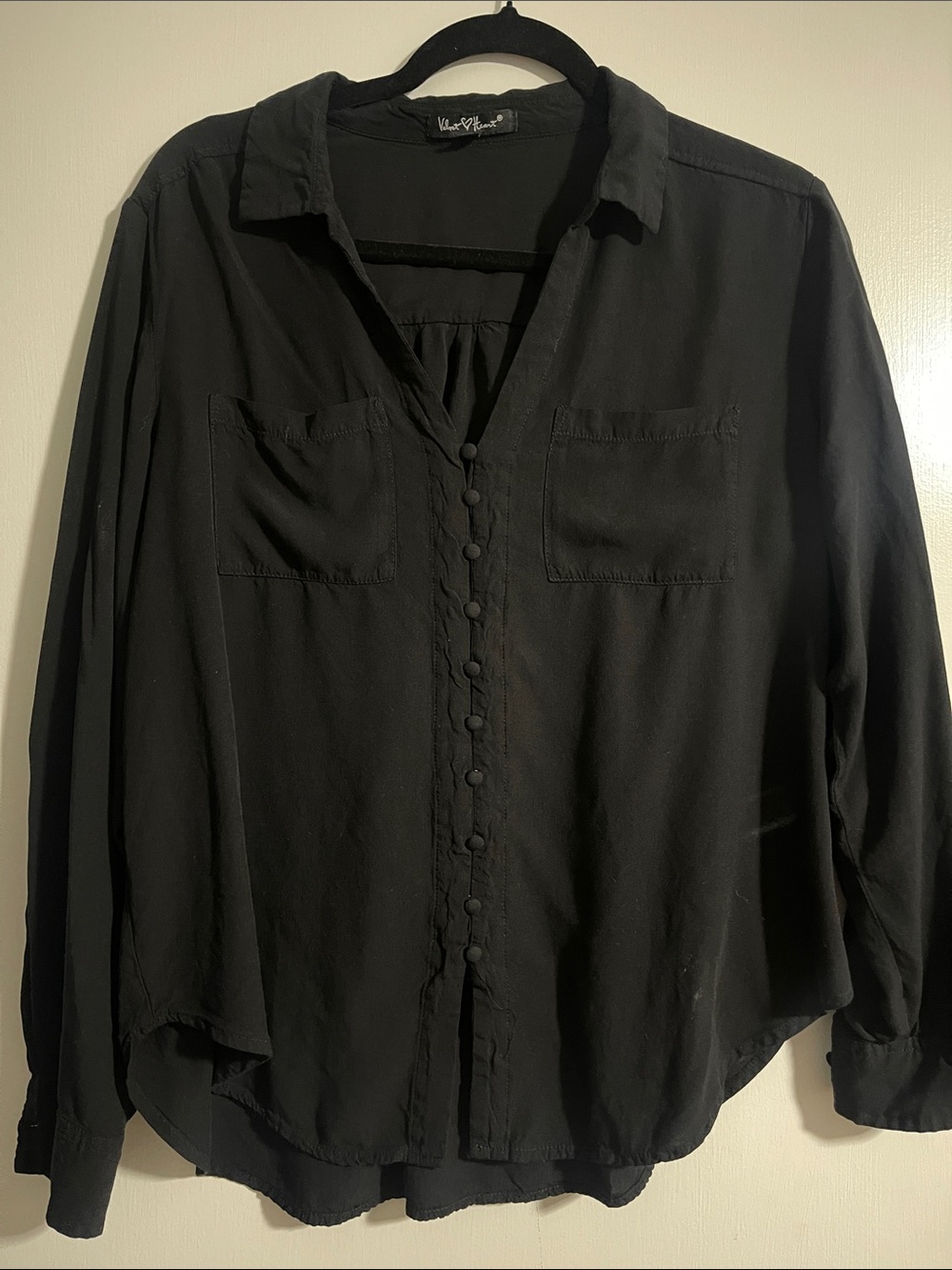 Velvet Heart Black Women's Blouse